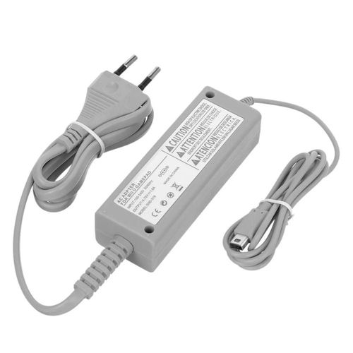Prise Ue - Adaptateur De Chargeur Ca Pour Manette De Jeu Wii U, 100-240v, Alimentation Murale Domestique, Prise Us/Eu Pour Manette Nintendo Wii U