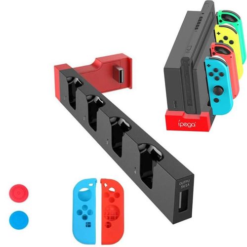 Kits De Chargeur - Chargeur De Contrôleur Joy-Con Pour Nintendo Switch, Support De Station De Support S6, Ns, Jeu, Alimentation De Charge