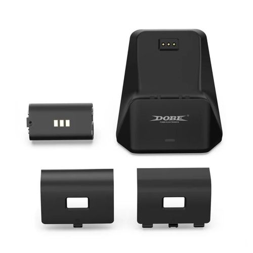 Station D'accueil Pour Manettes De Jeu Sans Fil, Pack De Batterie Rechargeable Avec Couvercles Pour Xbox Série X/S