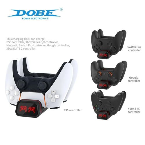 Dobe ¿ Station De Charge De Batterie, Pour Sony Ps5, Playstation, Ps 5, Xbox Série X S, Boîtier, Nintendo Switch Pro, Contrôleur