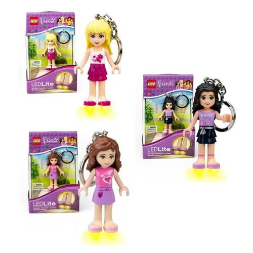 3 porte-clés lumineux Lego Friends