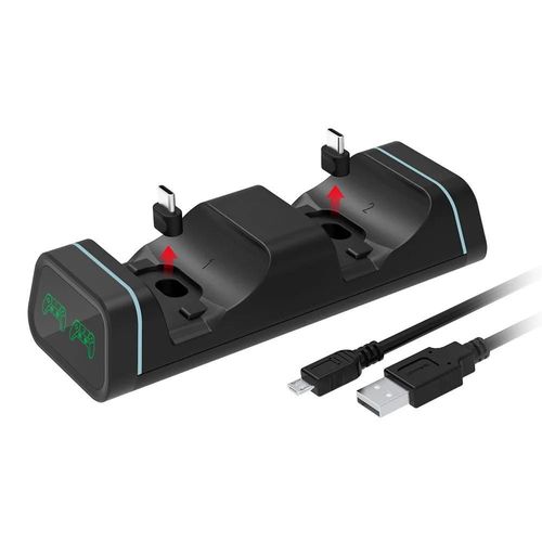 Noir - Station De Charge De Contrôleur Pour Ps5 , Xbox Series S/X , Nintendo Switch Pro , Google Gamepad, Support De Chargeur, Alimentation