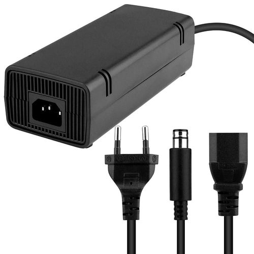 Ue - Ostent-Adaptateur Secteur Avec Prise Eu/Us/Uk, Chargeur Pour Console Microsoft Xbox 360 E