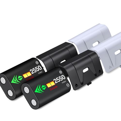 Seulement 2 Piles - Chargeur De Manette Pour Xbox One X/S, Avec 2x2550mah, Charge Rapide 24.Com, Station S6 Pour Xbox Series X/Xbox Series S, Manette De Jeu