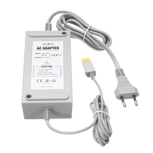 Adaptateur D'alimentation Pour Nintendo Wii U, 15v/5a, Pour Console De Jeux, Remplacement De Câble De Chargement, Accessoires, Prise Ue 75w