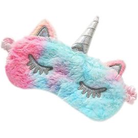 Masque De Sommeil Licorne Masque De Nuit Enfant Animaux Masque Kawaii Mignon Cache Yeux Pour Dormir Adultes Femme Couleur