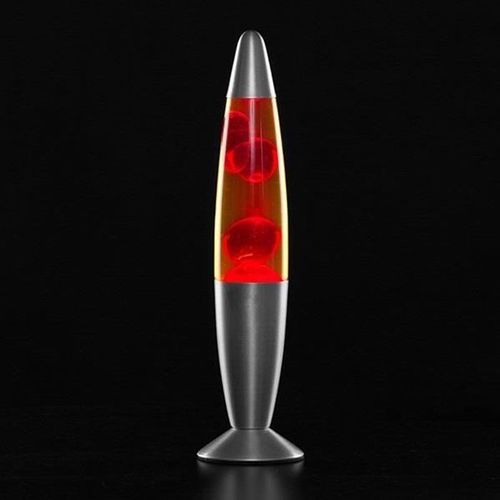 Lampe à Lave Rouge Magma fusée Vintage année 70 + ampoule de rechange - Straße Tech ®
