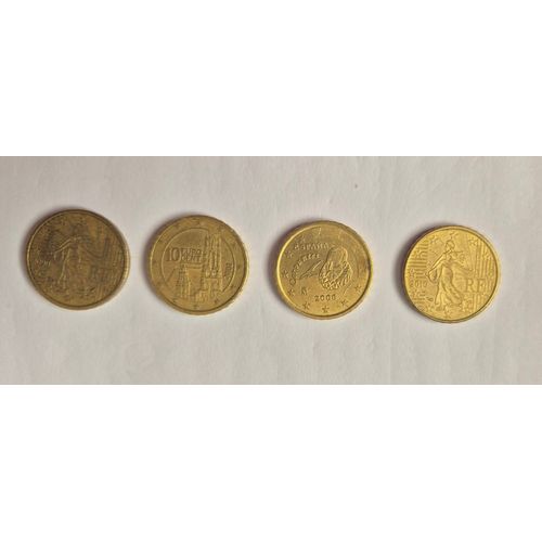 4 Pièces 10cts France, Espagne, Autriche *