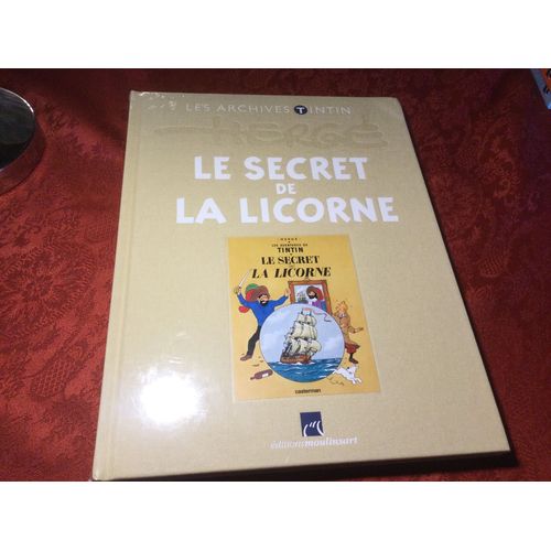 Les Archives De Tintin Les Secrets De La Licorne Neuf Sous Blister 