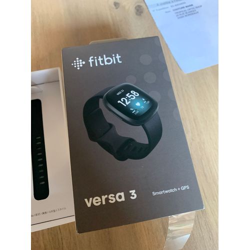 Fitbit Versa 3 - Noire