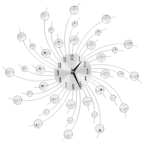 vidaXL Horloge murale avec mouvement à quartz Design moderne 50 cm