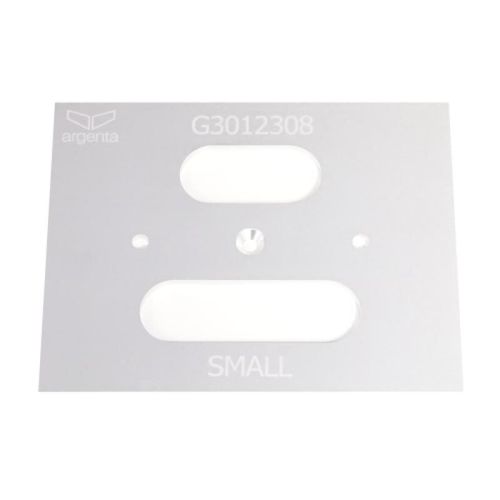 Plaque d'insertion - gabarit de fraisage universel - 100x86A - Argenta ARGENTA