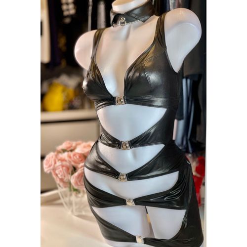 Robe Érotique Et Sexy En Wetlook Signée Patrice Catanzaro Xl
