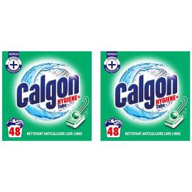 Calgon Anticalcaire Hygiene Plus pour le Lave-Linge Lot de 48 Tablettes,  Lot de 2 - Cdiscount Maison