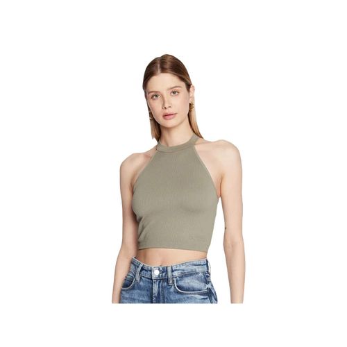 Débardeur Guess Original Logo Femme Kaki