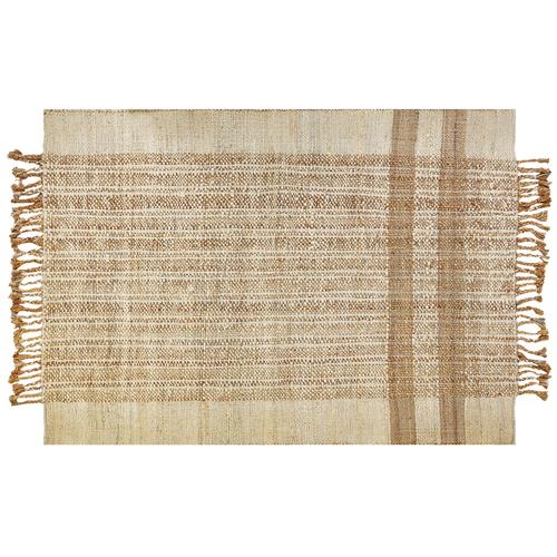 Tapis En Jute 140 X 200 Cm Beige Ortaoba