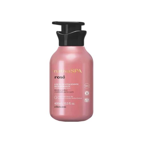 Lotion Hydratante Spa Native Spa 400ml - Oboticario Oboticário Loção Hidratante Rosé Nativa Spa 400ml - Oboticario 