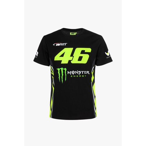 T-Shirt Vr46 Wrt Monster Energy Officiel Grand Tourismo Valentino Rossi Femme