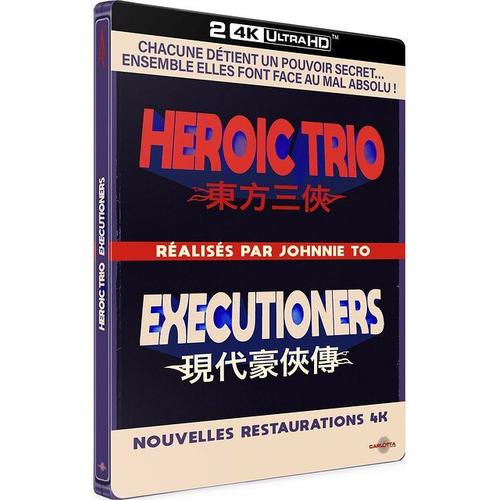 Heroic Trio + Executioners - 4k Ultra Hd - Édition Steelbook Limitée