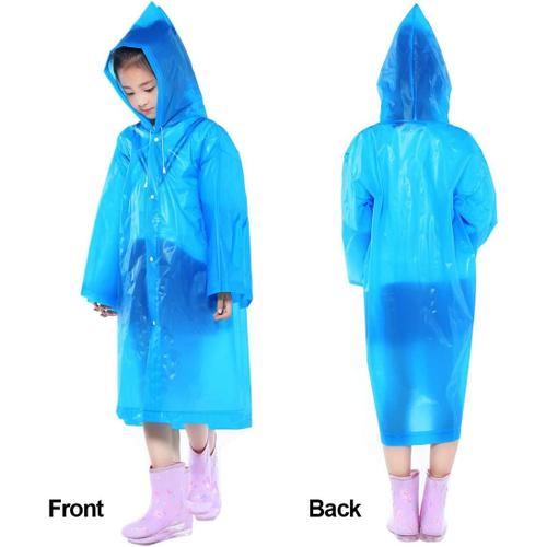 Cape de pluie imperméable en PVC pour enfant