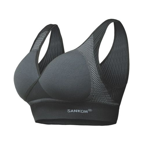 Venteo - Teleshopping - Soutien-Gorge Confort Esquisse? - Sans Couture Femme ? Léger ? Maintien Dos - Taille Xl/Xxl - Noir