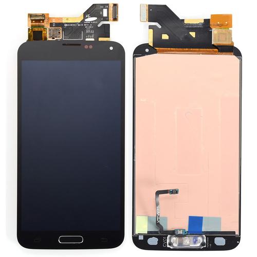 Écran Complet Lcd Vitre Tactile Pré-Monté Pour Samsung Galaxy S5 I9600 Sm-G900f Noir