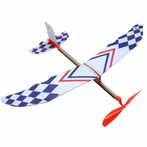 10 Pièces Bricolage Mousse Elastique Propulse Planeur Avion Jouet Thunderbird Volant Modèle Avion Jouet