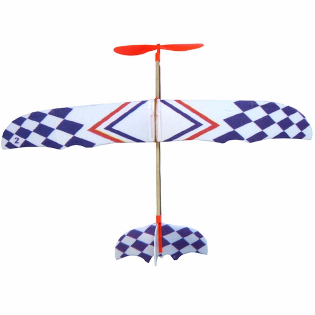 10 Pices Bricolage Mousse Elastique Propulse Planeur Avion ... - 2