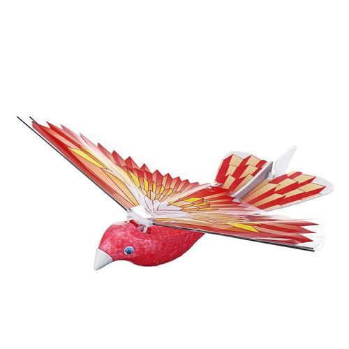 10.6 Pouces Electrique Volant Aile Battante Oiseau Jouet Rechargeable Avion Enfants Exterieur Mouche, Rouge