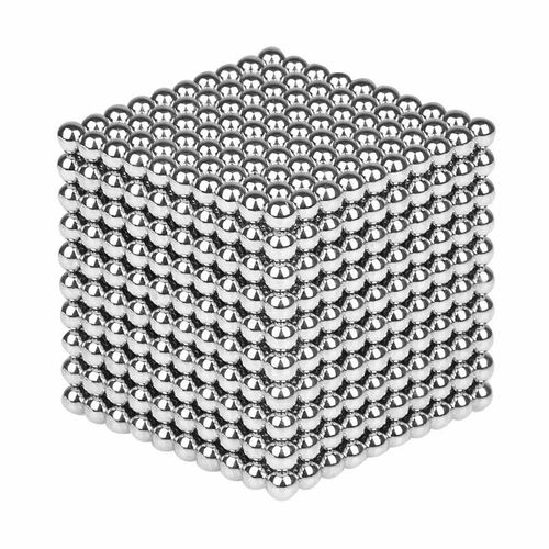 1000 Pcs Par Lot 5mm Magnetique Buck Ball Aimant Argent Intelligent Anti-Stress Jouets Cadeau