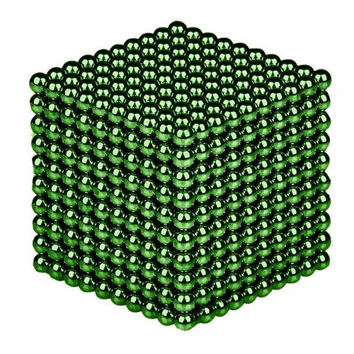 1000pcs Par Lot 5mm Magnetique Buck Ball Aimant Or Couleur Intelligent Anti-Stress Jouets Cadeau, Vert