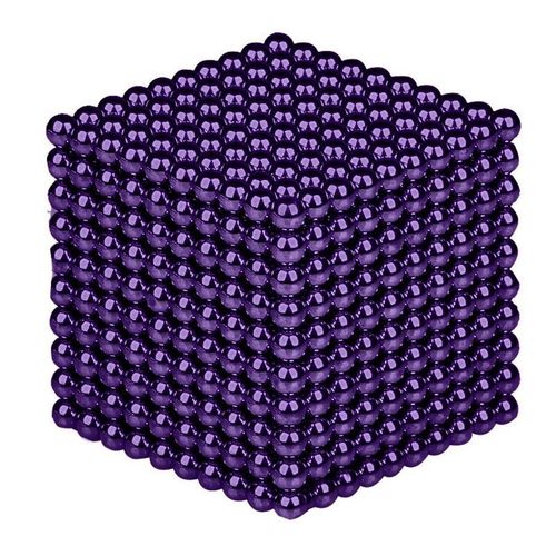 1000 Pcs Par Lot 5mm Magnetique Buck Ball Aimant Or Couleur Intelligent Anti-Stress Jouets Cadeau, Violet