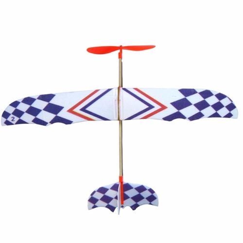 5 Pièces Bricolage Avion En Mousse Elastique Elastique Alimente Avion Kit Modèle Jouet