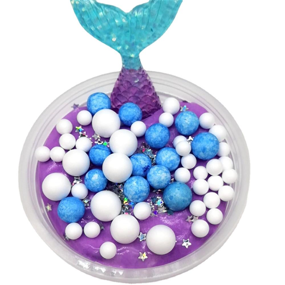 60 Ml Slime Diy Sirne Coton Boue Mousse Boule Ocean Cristal... - 4