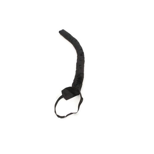 Clip De Fourrure Adulte Sur Les Queues D'animaux Deguisement Halloween Prop Cosplay Party, Queue De Chat Noir