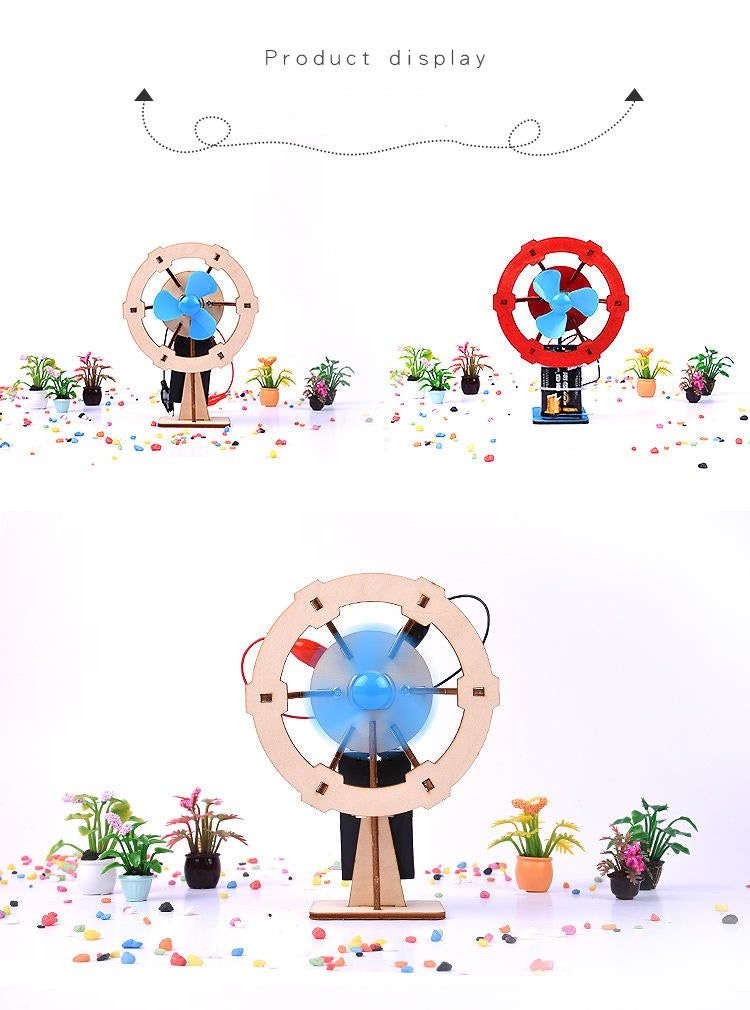 Landing Small Fan Science Diy Accessoires D'assemblage Creat... - 4