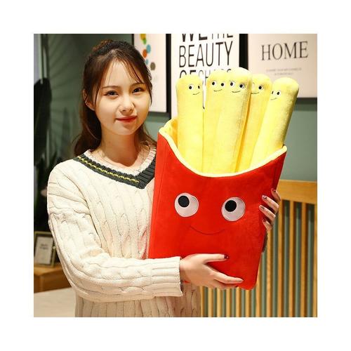 50cm Lovely French Fries Plush Toys Cartoon Real Life Food Pillow Stuffed Soft Dolls |Plush Pillows