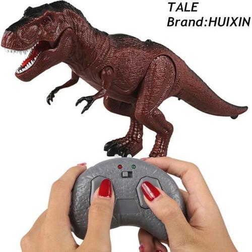 Huixin® Marche Rugissant Figurines Dinosaure Télécommande Électronique Sonores Enfants Jouet