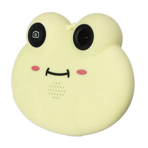 Enfants Camera Mignon Grenouille Animal 1,54 Pouces Ecran Hd Grand Angle 120 Avec Jeu De Societe Nouveautes Jouets,Jaune