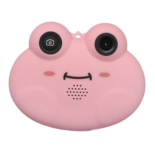 Enfants Camera Mignon Grenouille Animal 1,54 Pouces Ecran Hd Grand Angle 120 Avec Jeu De Societe Nouveautes Jouets,Rose