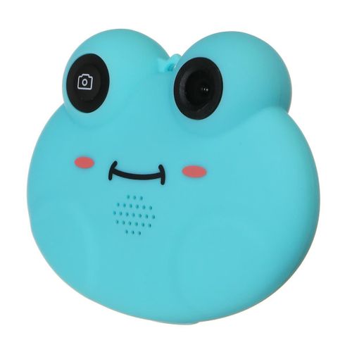 Enfants Camera Mignon Grenouille Animal 1,54 Pouces Ecran Hd Grand Angle 120 Avec Jeu De Societe Nouveautes Jouets,Blue