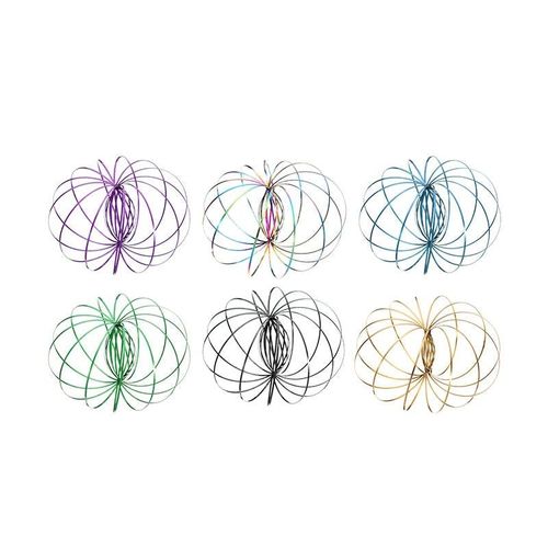 Anneau Magique Toroflux Torofluxus Flowtoy Incroyable Anneau De Flux Jouets Printemps Jouet Nouveautes Jouets, Rouge