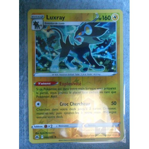 Luxray Reverse 044/159 - Eb 12.5 - Zénith Suprême - Vf
