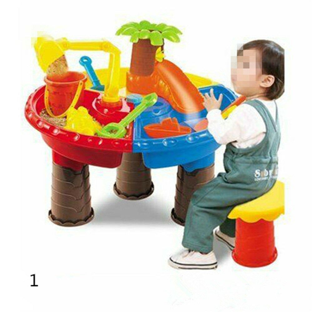 Sable Et Table A Eau Bac A Sable Interieur Exterieur Plage Enfants ...