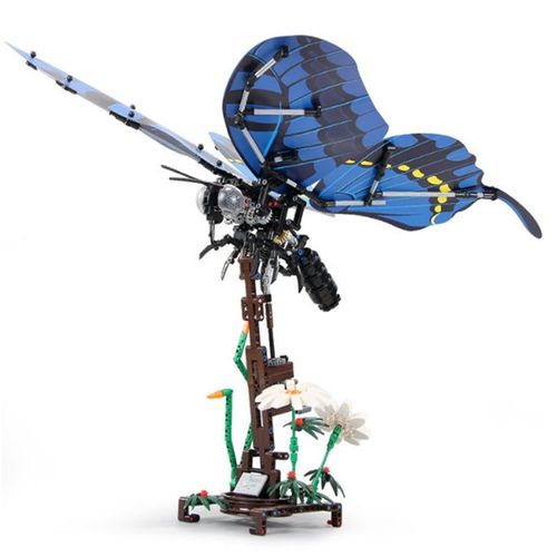Technologie Serie Insecte Main Queue D'aronde Papillon Enfants Puzzle Sort Insertion Blocs 564 + Pièces Modèle Construction
