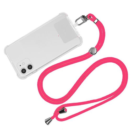 Tour De Cou Et Cordon Telephone Universel Rose Fushia