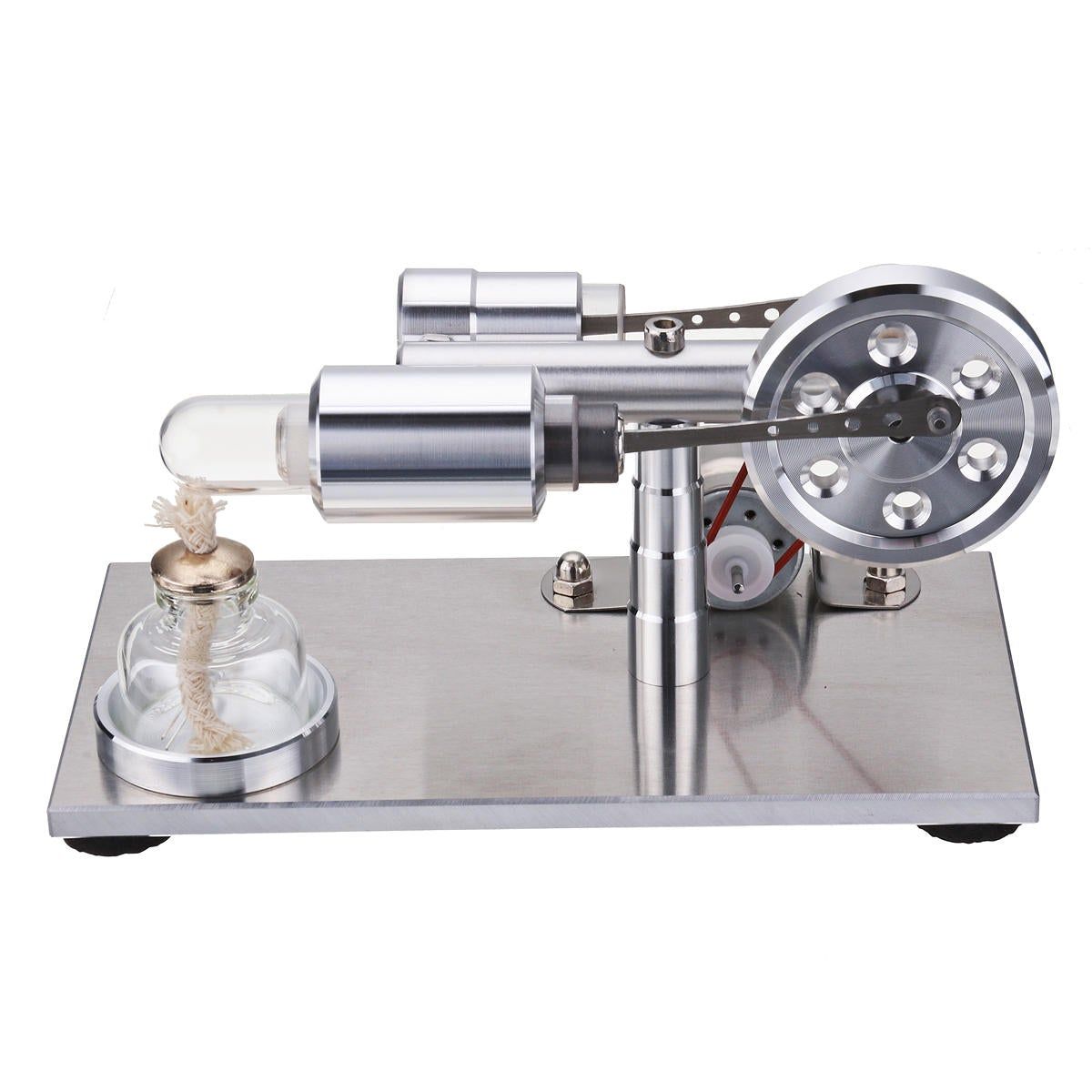 Hot Air Stirling Engine Model Generator Steam Diy Physics Sc... - 2