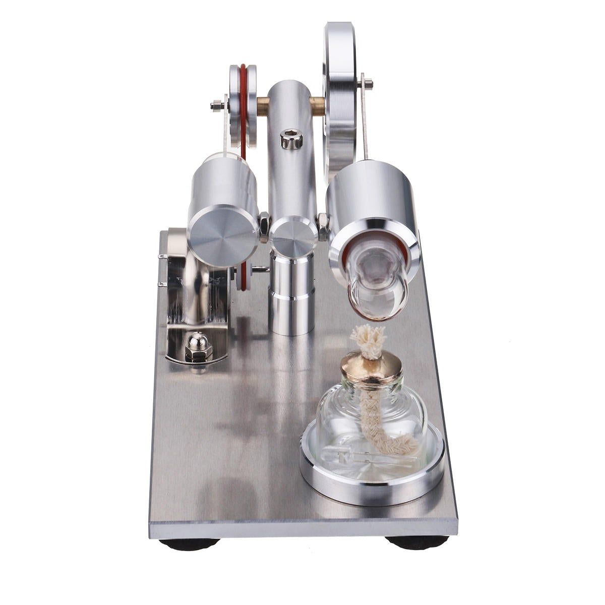 Hot Air Stirling Engine Model Generator Steam Diy Physics Sc... - 3