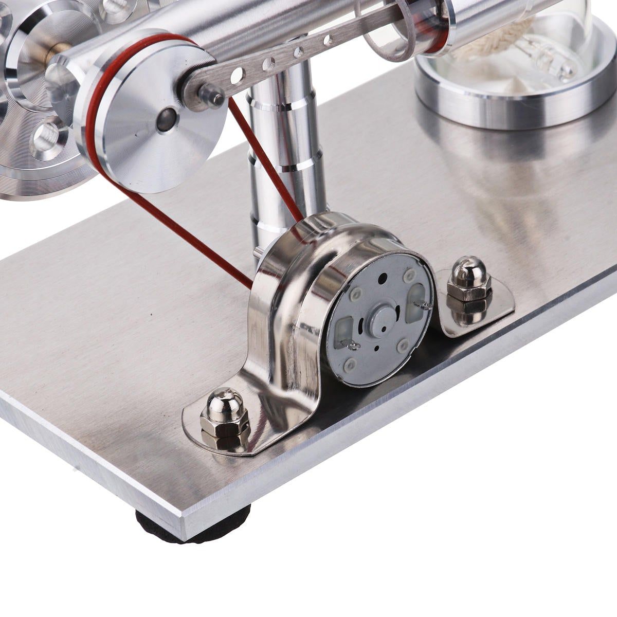 Hot Air Stirling Engine Model Generator Steam Diy Physics Sc... - 6