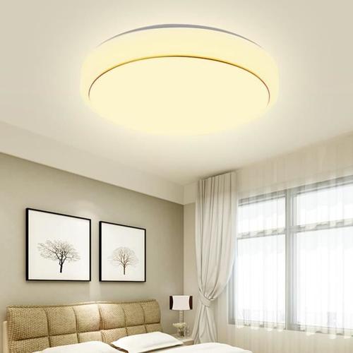 12/18/24w Plafonnier Led Moderne Rond Lustre Light Pendentif Lampe Luminaire Blanc Doux 12w 20cm Bo11733